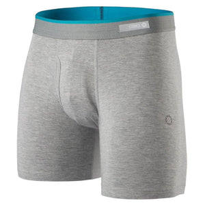 Stance Staple 17 6in Boxer Briefs - Heather Grey - Mens Boxer Briefs Underwear by Stance