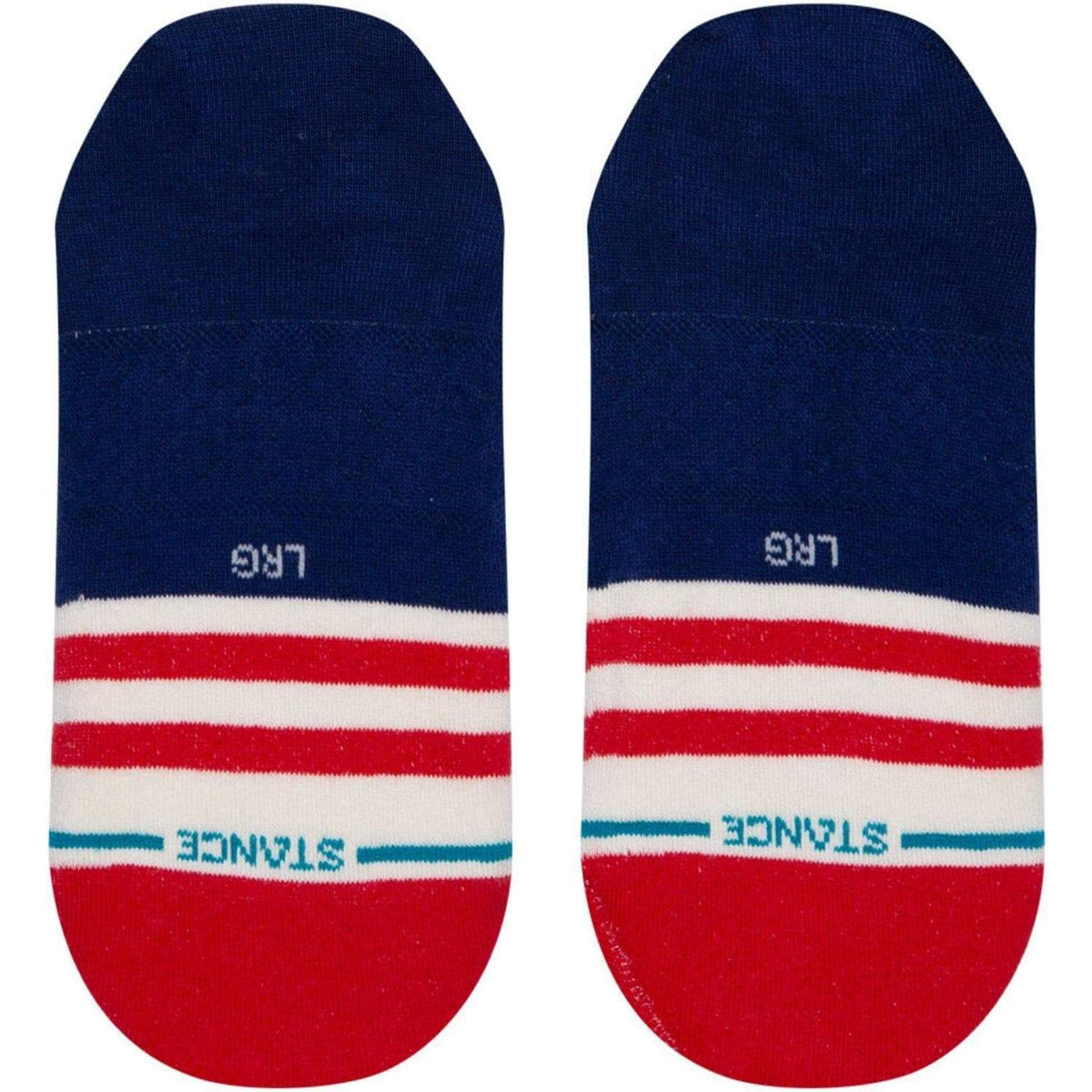Stance The Fourth ST Crew Socks - Red - Unisex Invisible/No Show Socks by Stance