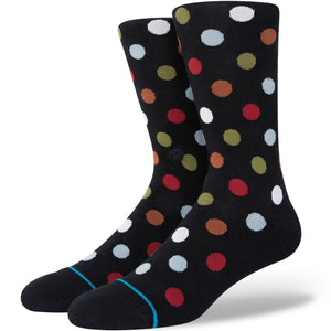 Stance Trance Crew Socks - Black - Unisex Crew Length Socks by Stance