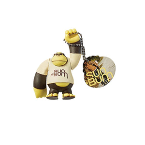 Sun Bum Lucky Bum Figure Keyring Accessory - Yellow - O/S (one size) - Keyring/Lanyard by Sun Bum