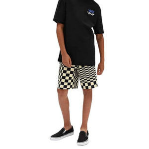 Vans Boys Skewed Checkerboard Boardshorts - Pale Banana - Boys Boardshorts by Vans
