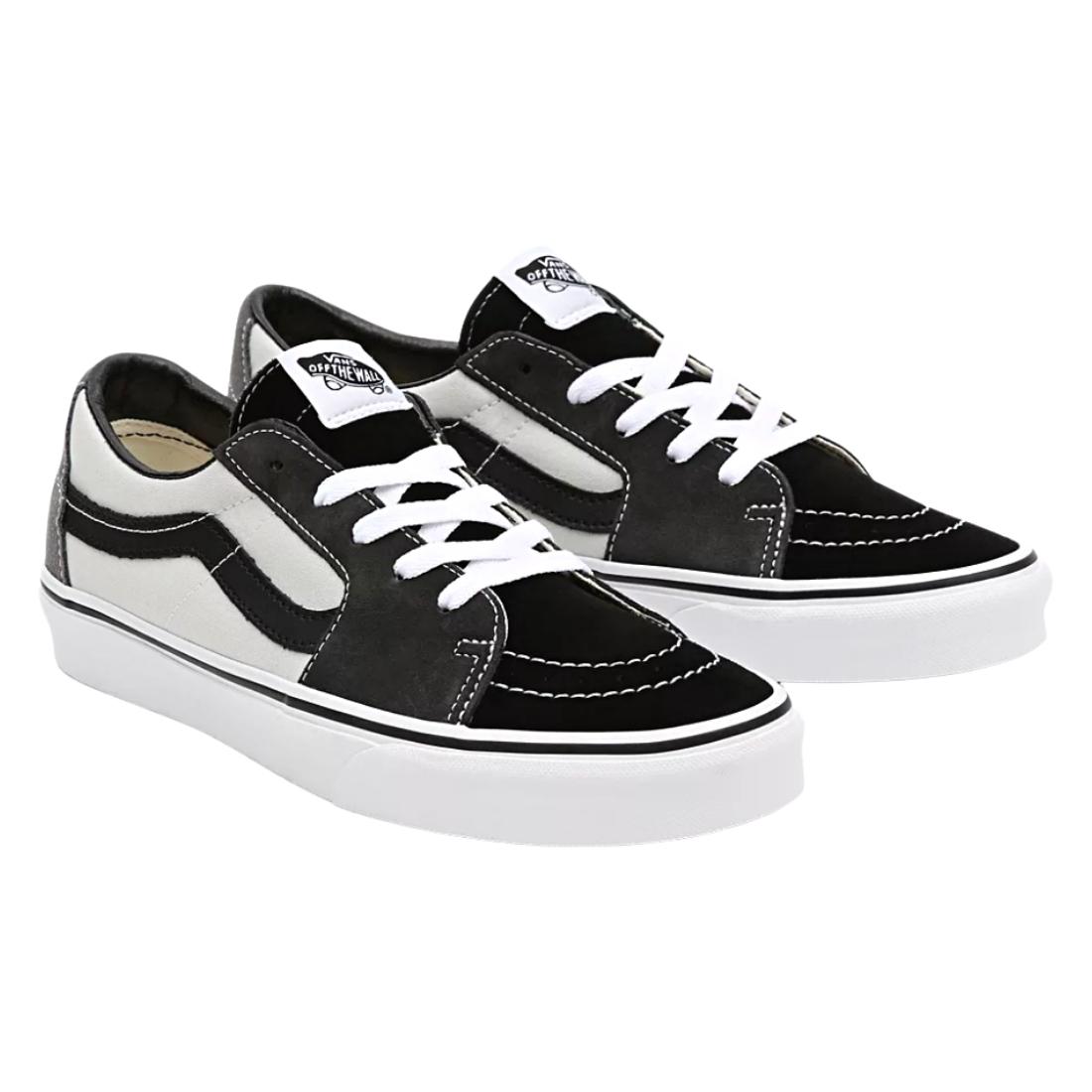 Vans Sk8-Low Skate Shoes - (Colourblock) Drizzle White - Mens Skate Shoes by Vans