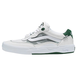 Vans Wayvee Skate Shoes - White/Green - Mens Skate Shoes by Vans