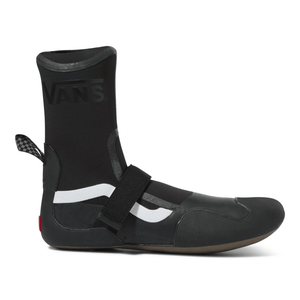 Vans 3mm Surf Boot 2 Hi V Wetsuit Boots - Black/Black - Round Toe Wetsuit Boots by Vans