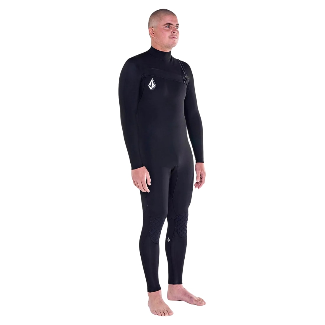 Volcom 4/3mm Modulator Chest Zip Wetsuit - Black - Mens Full Length Wetsuit by Volcom