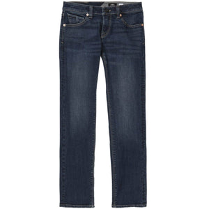 Volcom Youth Boys Vorta Denim Jeans - Atlantic - Boys Slim/Skinny Denim Jeans by Volcom