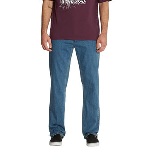 Volcom Solver Denim - Aged Indigo - Mens Regular/Straight Denim Jeans by Volcom