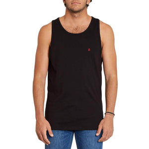 Volcom Stone Blanks Tank Top Vest - Black - Mens Surf Brand Vest/Tank Top by Volcom
