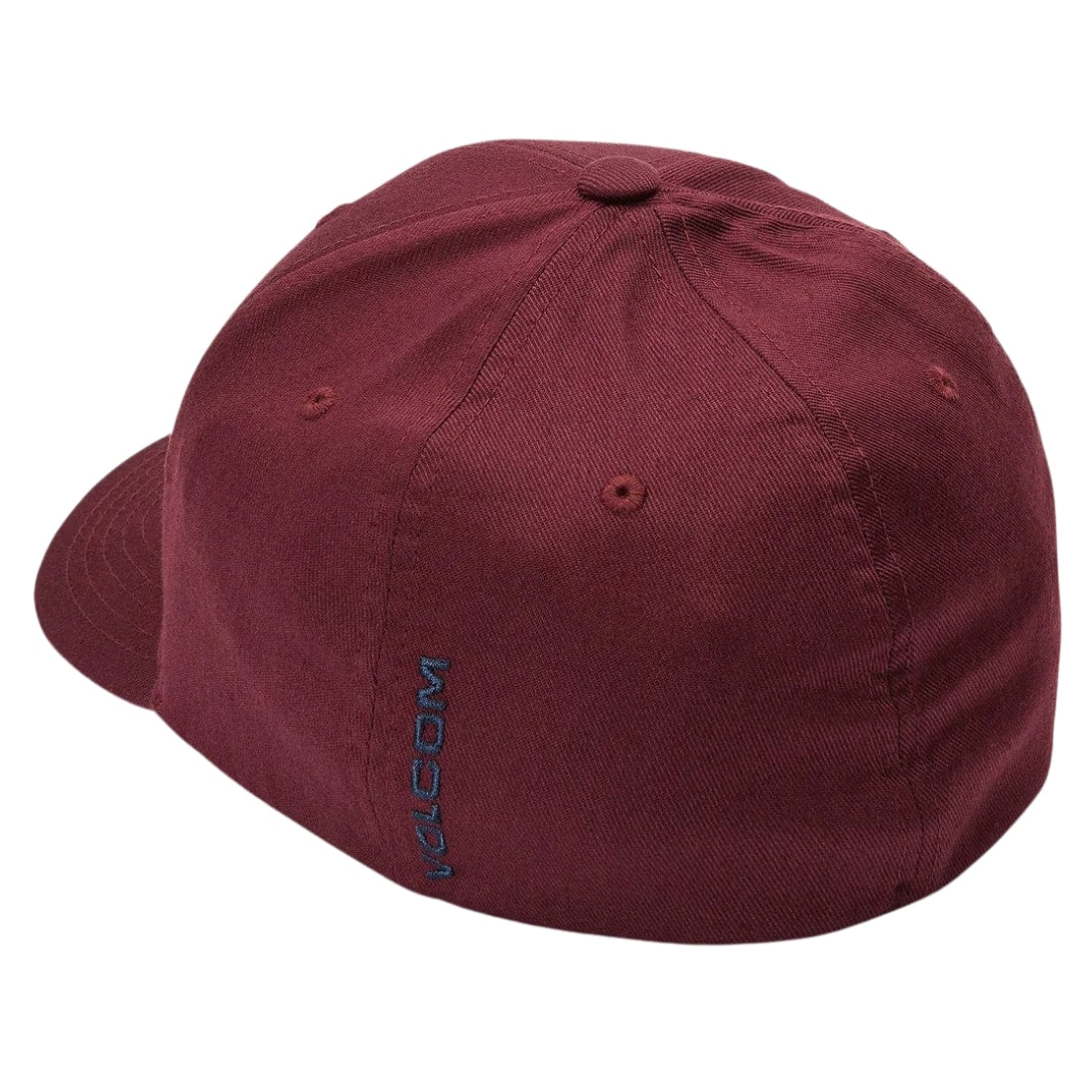 Volcom Stone Flexfit Cap Hat - Bordeaux Brown - Baseball Cap by Volcom
