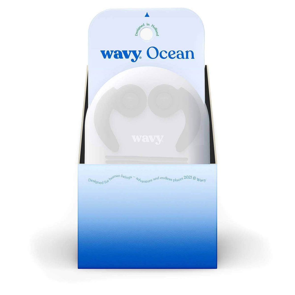 Wavy Ocean Surf &amp; Swim Earplugs - Black