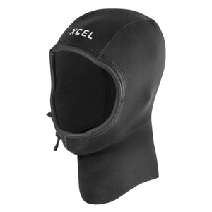 Xcel 2mm Axis Wetsuit Hood 2020/21 Black - Wetsuit Hood/Cap by Xcel