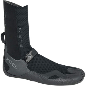 Xcel 5mm Infiniti Round Toe Wetsuit Boots 2021/22 - Black - Round Toe Wetsuit Boots by Xcel