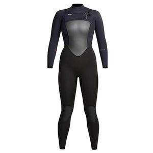 Xcel Womens 5/4mm Infiniti Chest Zip Wetsuit - Black - Womens Full Length Wetsuit by Xcel