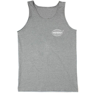 Yakwax Global Tank Top Vest - Heather Grey - Mens Surf Brand Vest/Tank Top by Yakwax