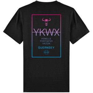 Yakwax Line Up T-Shirt Black/Neptune - Mens Graphic T-Shirt by Yakwax