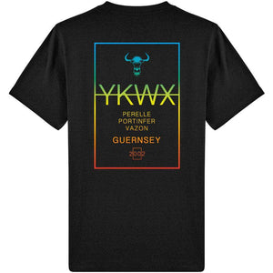 Yakwax Line Up T-Shirt Black/Spectrum - Mens Graphic T-Shirt by Yakwax