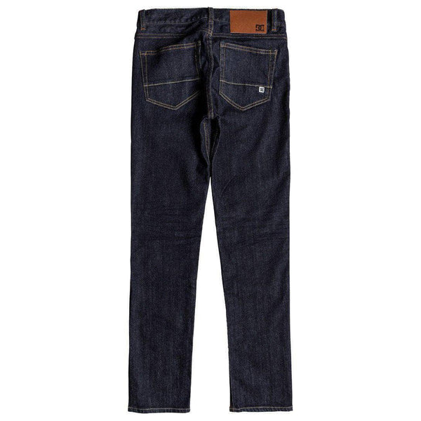 DC Youth Boys Worker Slim Stretch Denim Jeans - Indigo Rinse