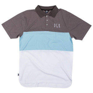 DGK Saturday Polo Shirt in Grey Mens Polo Shirt by DGK