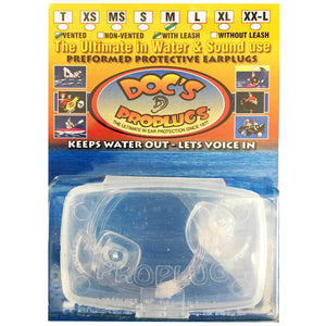 Docs Proplugs Surf/Swim Earplugs With Leash Clear L (large) Surfing Ear Plugs by Docs Proplugs