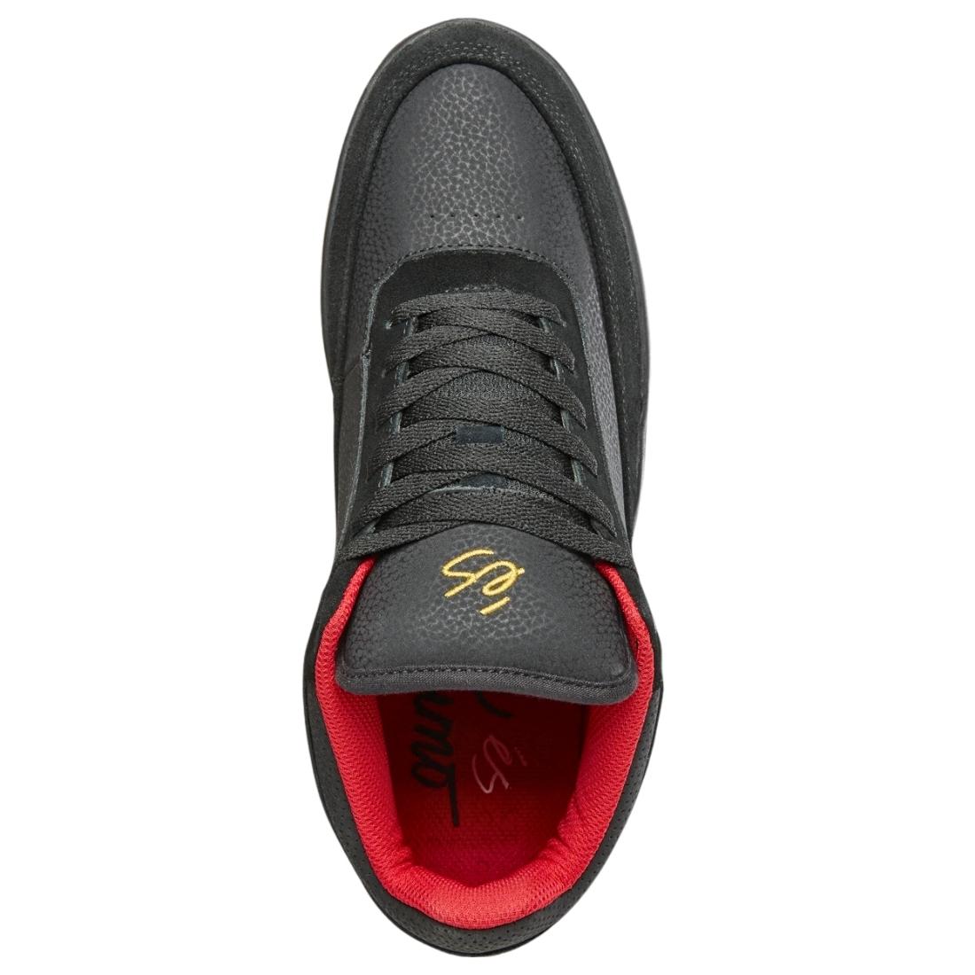 Es Stylus Mid X Wade Desarmo Skate Shoes - Black/Red - Mens Skate Shoes by eS