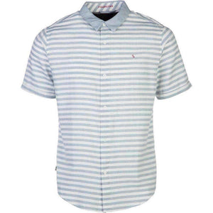 Fourstar Mens Koston Short Sleeve Shirt in White Mens Casual Shirt by Fourstar