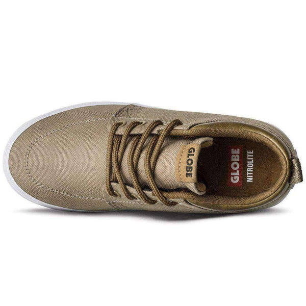 Globe GS Chukka Youth Kids Shoes Woodsmoke Brown Free UK Delivery Available Yakwax