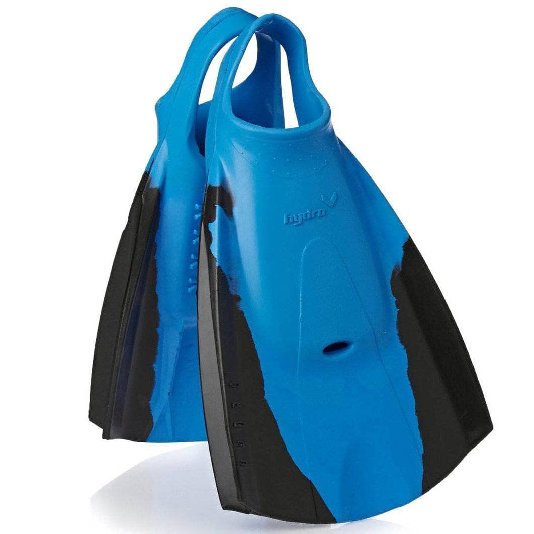 Hydro Tech Fins in Black/Blue Blue Bodyboard Flippers/Swim Fins by Hydro