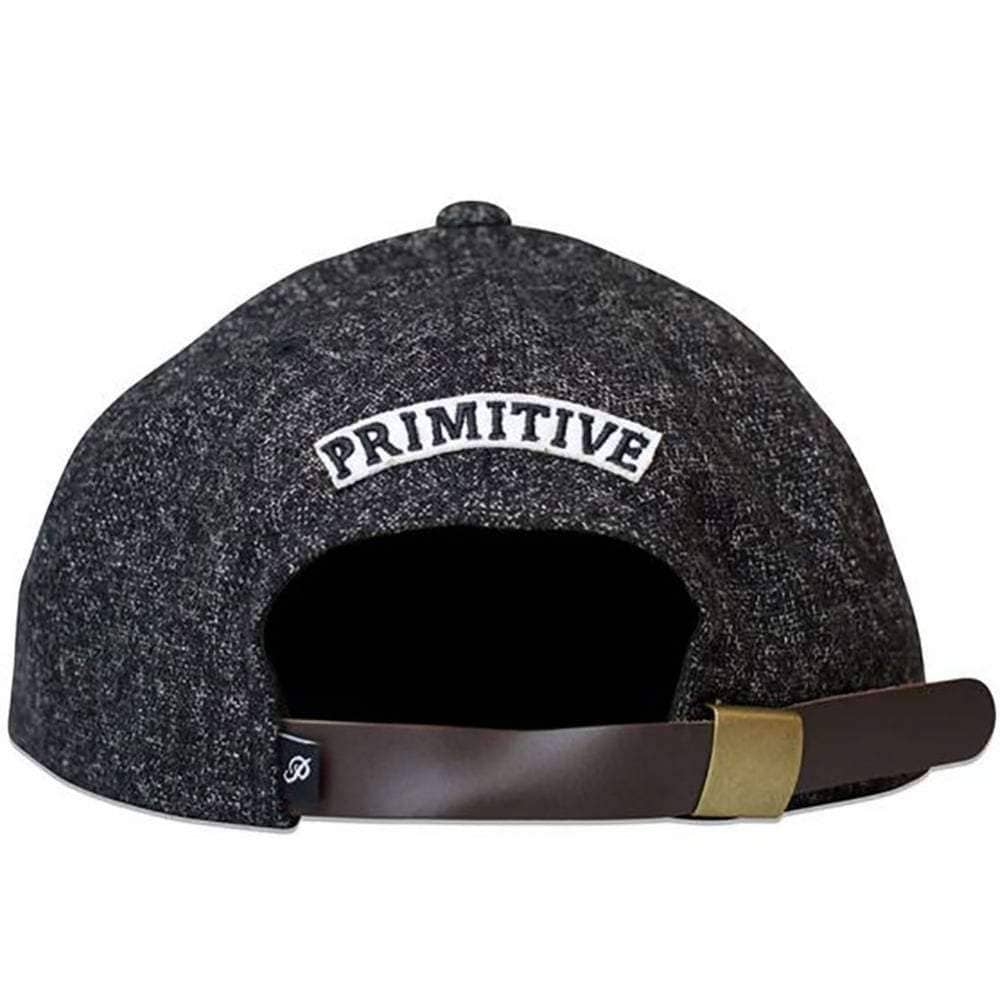 Primitive Dirty P Strapback Cap in Black Baseball Cap by Primitive
