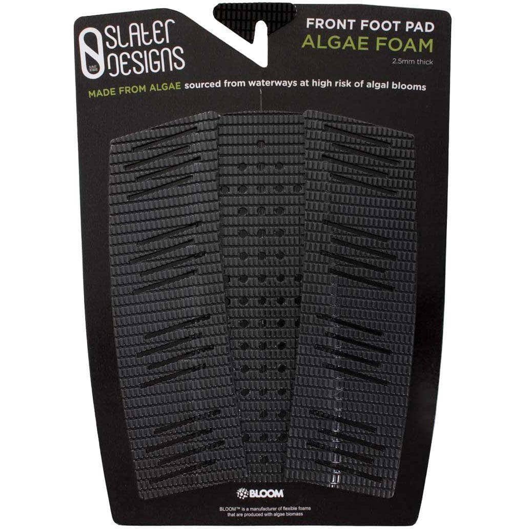 Slater Designs Front Foot Algae Foam Traction pad Black/Grey O/S (one size) Full Traction/Front Foot Surfboard Pad by Slater Designs