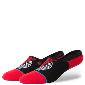 Stance NBA Arena Blazers Invisible Low Socks in Black Mens Low/Ankle Socks by Stance