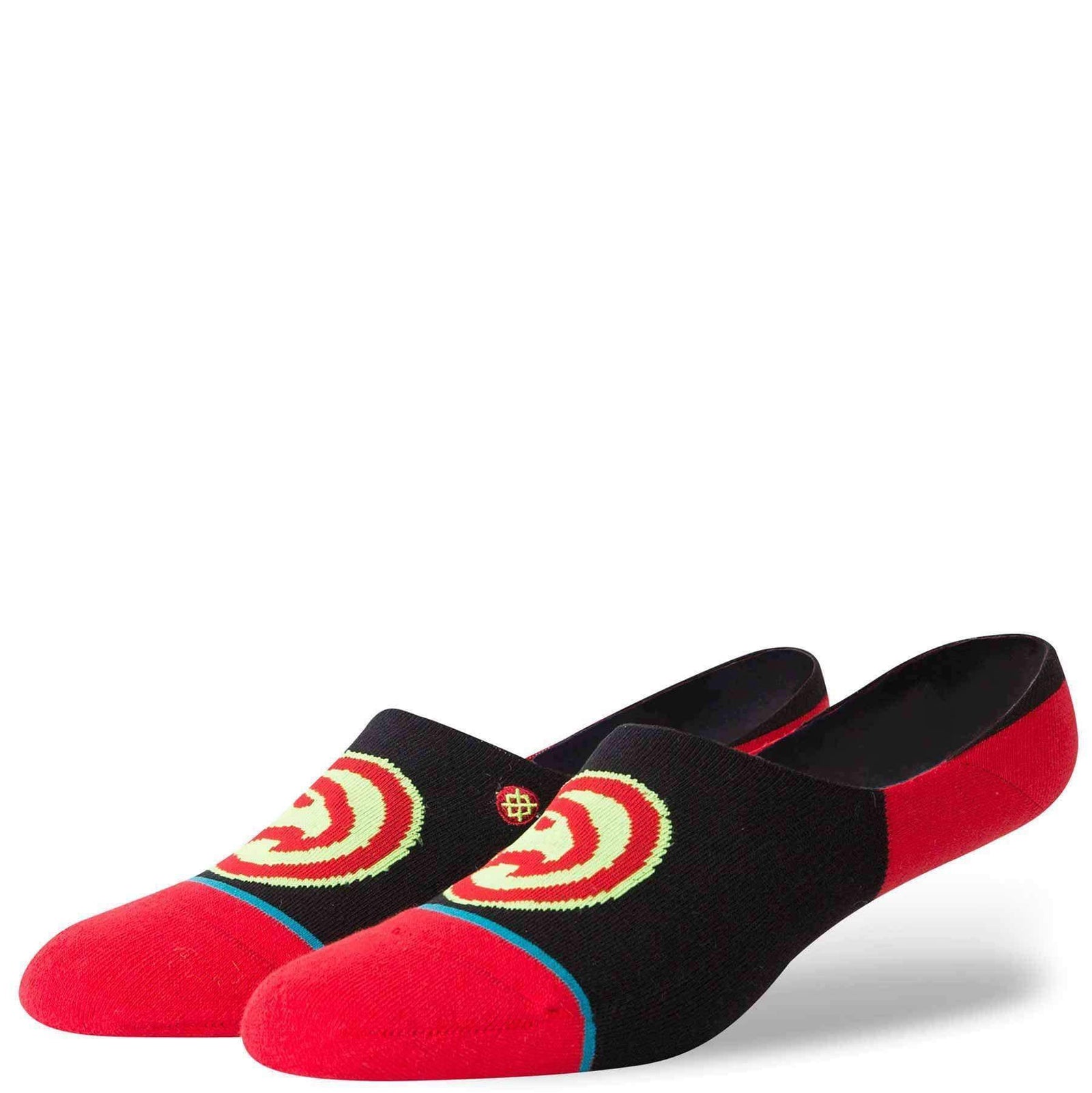 Stance NBA Arena Hawks Invisible Low Socks in Orange Mens Low/Ankle Socks by Stance