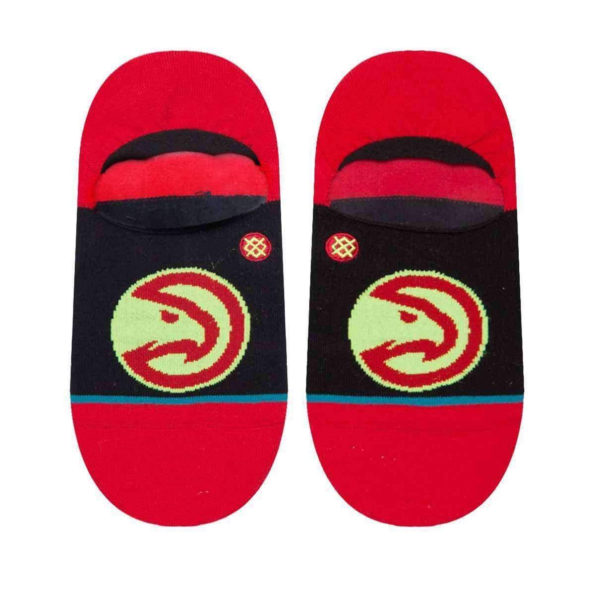 Stance NBA Arena Hawks Invisible Low Socks in Orange Mens Low/Ankle Socks by Stance