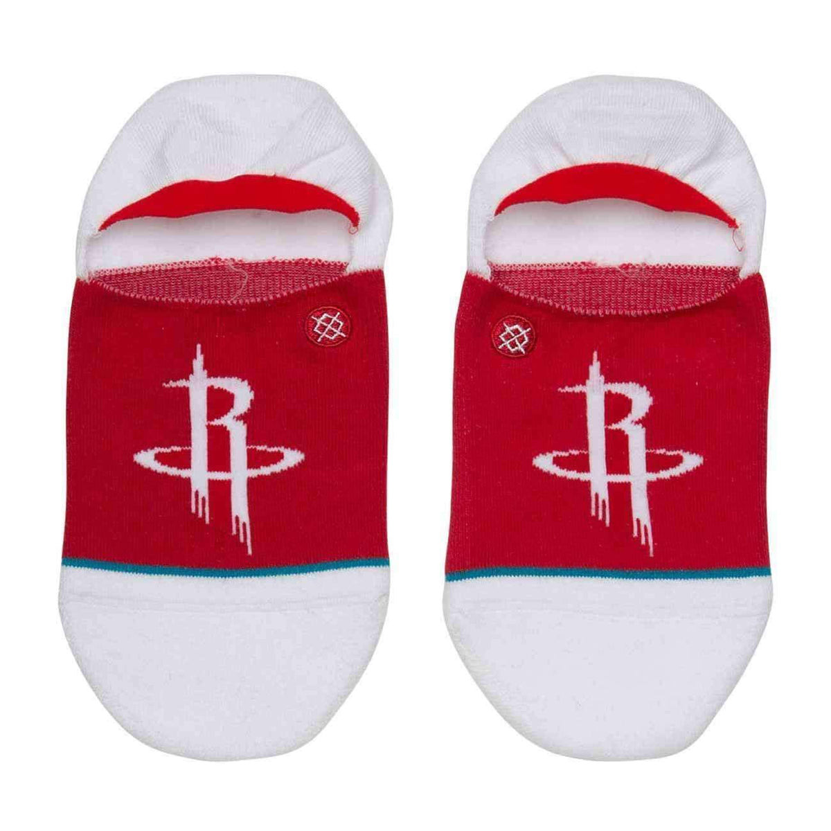 Stance NBA Arena Rockets Invisible Low Socks in Red Mens Low/Ankle Socks by Stance