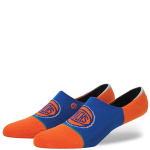 Stance NBA Knicks Invisible Low Socks in Blue Mens Low/Ankle Socks by Stance