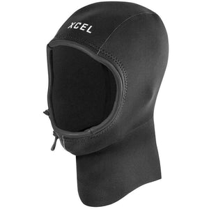 Xcel 2mm Axis Wetsuit Hood Black Wetsuit Hood/Cap by Xcel