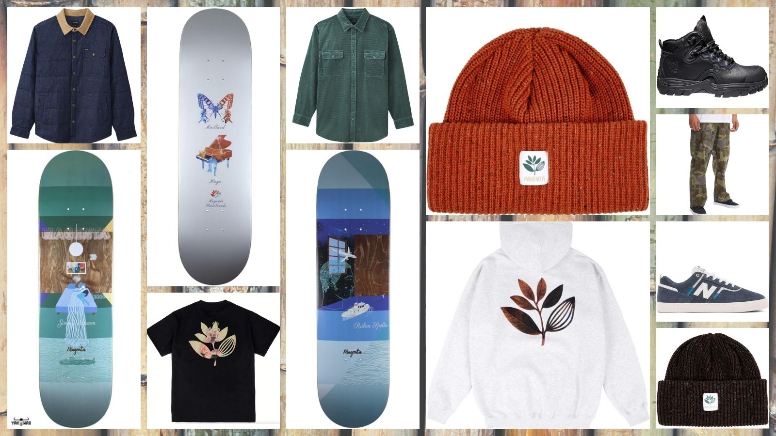 Skate Apparel, Accessories, Shoes & Decks (Various Brands) Holiday 2021 Drop Now at Yakwax!
