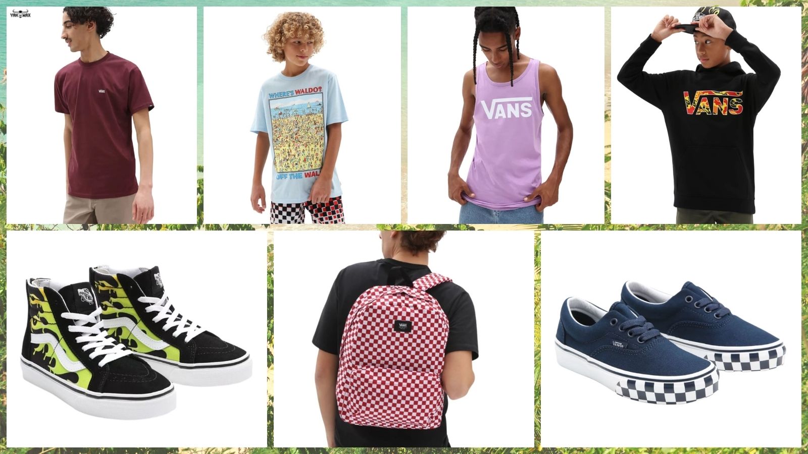 Vans clothing and shoes Clearance