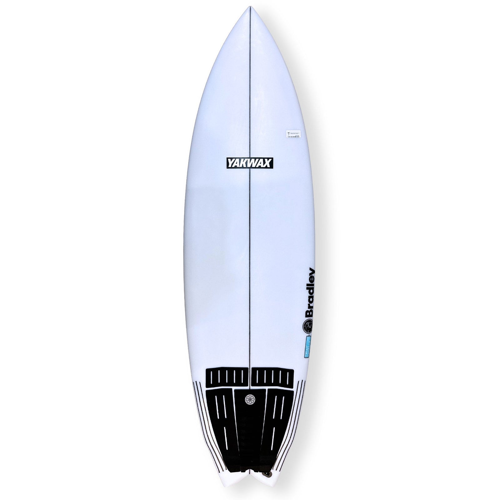 Bradley 5'6 Fully Charged Second Hand Shortboard - 28L - White - Second Hand Shortboard by Bradley 5ft 6