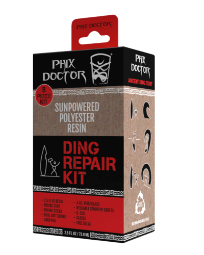 Phix Doctor Sun Powered Polyester Repair Kit Standard 2.5oz - Polyester Resin Surfboard Repair by Phix Doctor 2.5oz