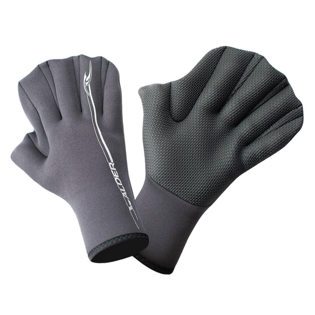 Alder 2mm Paddle Webbed Wetsuit Glove - Black - 5 Finger Wetsuit Gloves by Alder