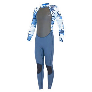 Alder Kids Impact 3/2mm Full Wetsuit - Camo