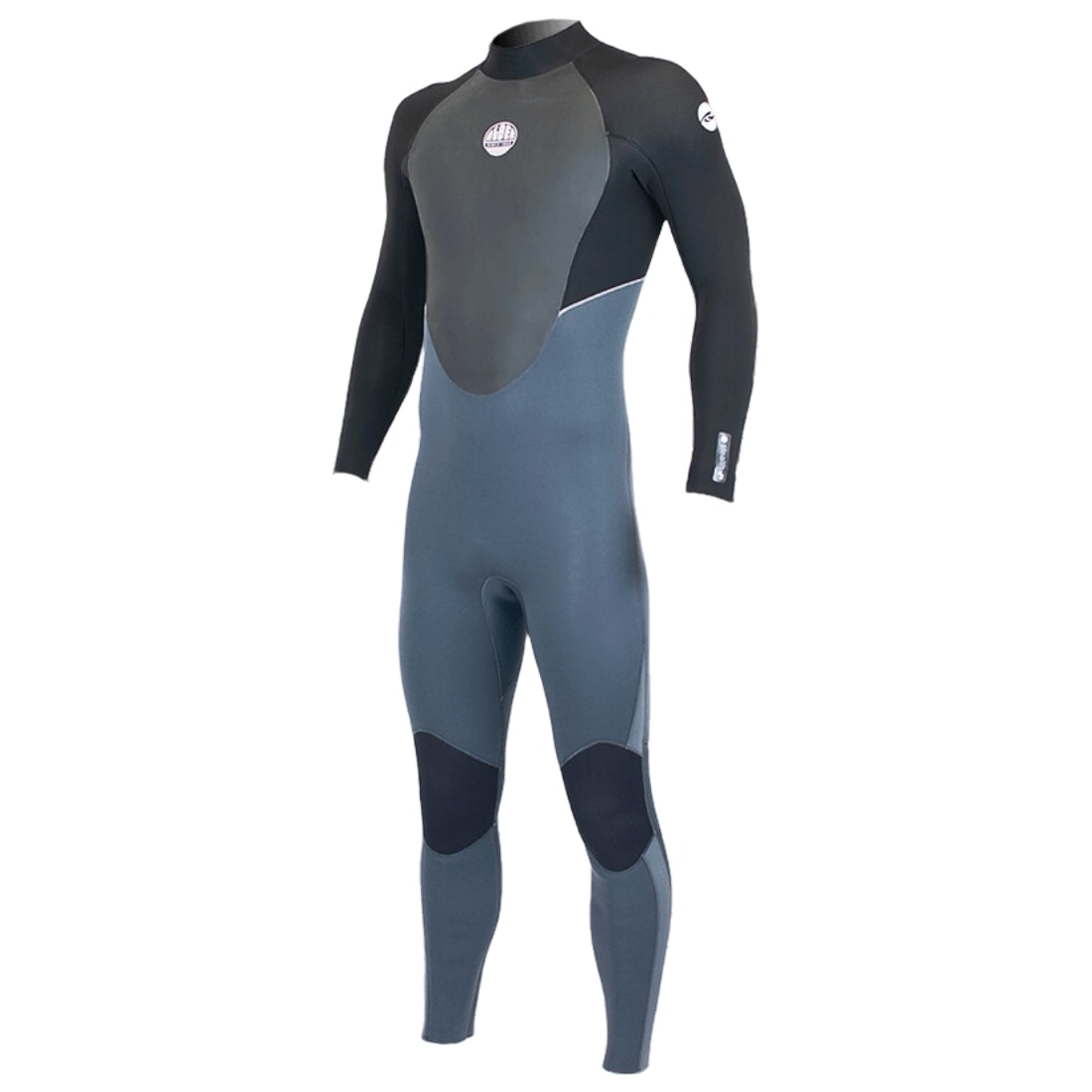 Alder Mens Stealth 5/4/3mm Backzip Wetsuit Black Free UK