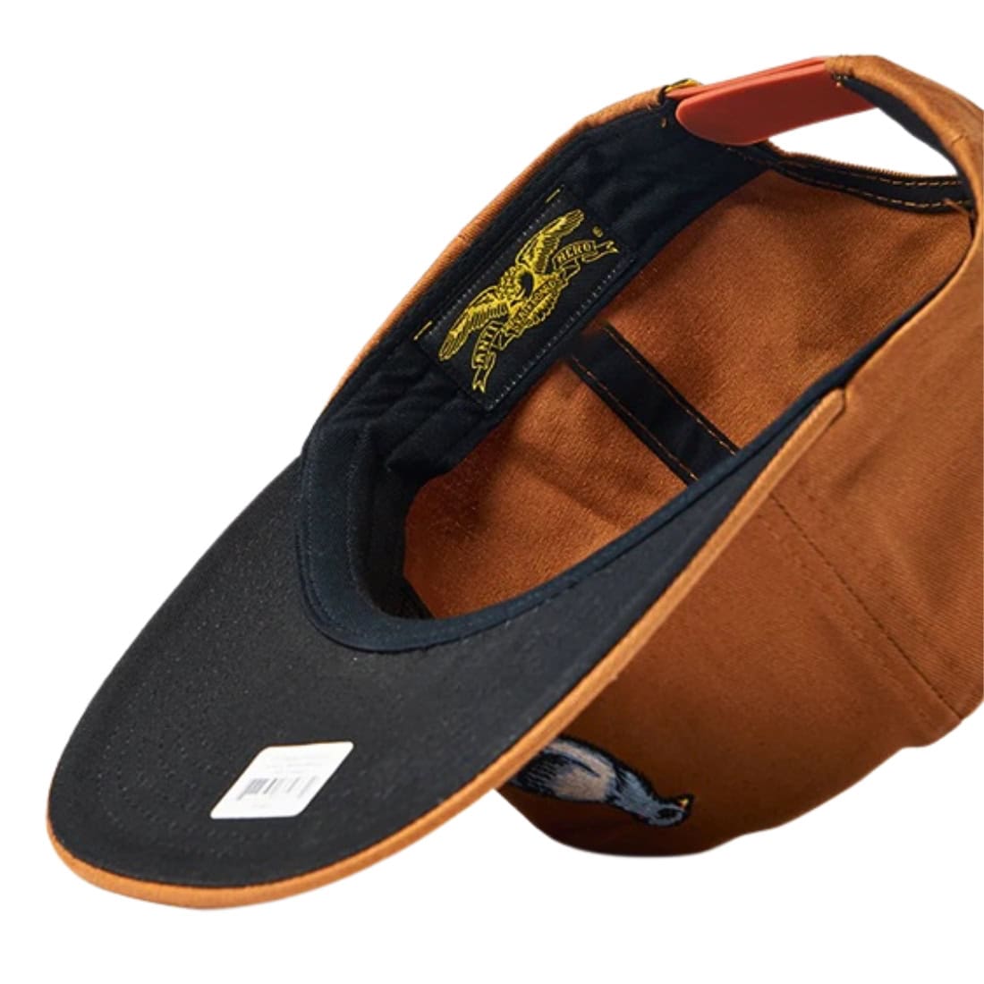 Anti Hero Lil Pigeon Cap - Medium Brown/Yellow - Snapback Cap by Anti Hero One Size