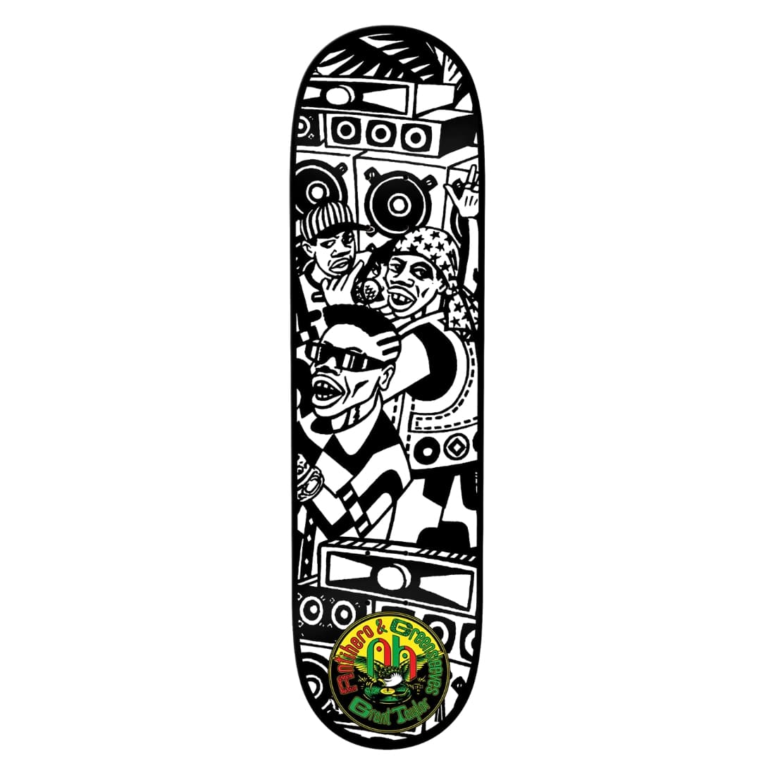 Anti Hero X Greensleeves 8.5&quot; Grant Taylor Deck - Multi - Skateboard Deck by Anti Hero 8.5 inch