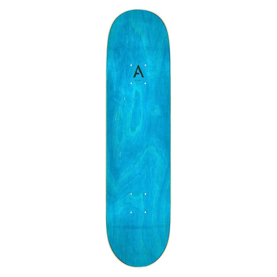 April 7.25 OG Logo Mini Skate Deck - Blue - Skateboard Deck by April 7.25 inch