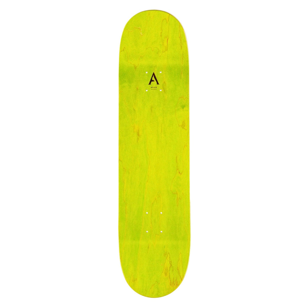 April 8.0&quot; Yuto Chrome Script Deck - Green - Skateboard Deck by April 8.0 inch