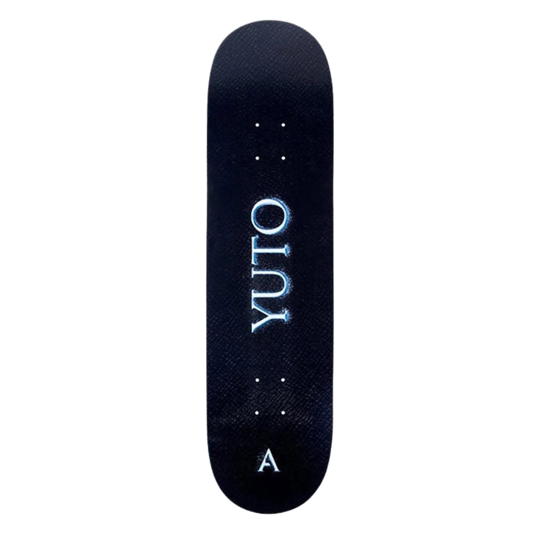 April 8.125" Yuto Ice Deck - Black - Skateboard Deck by April 8.125 inch