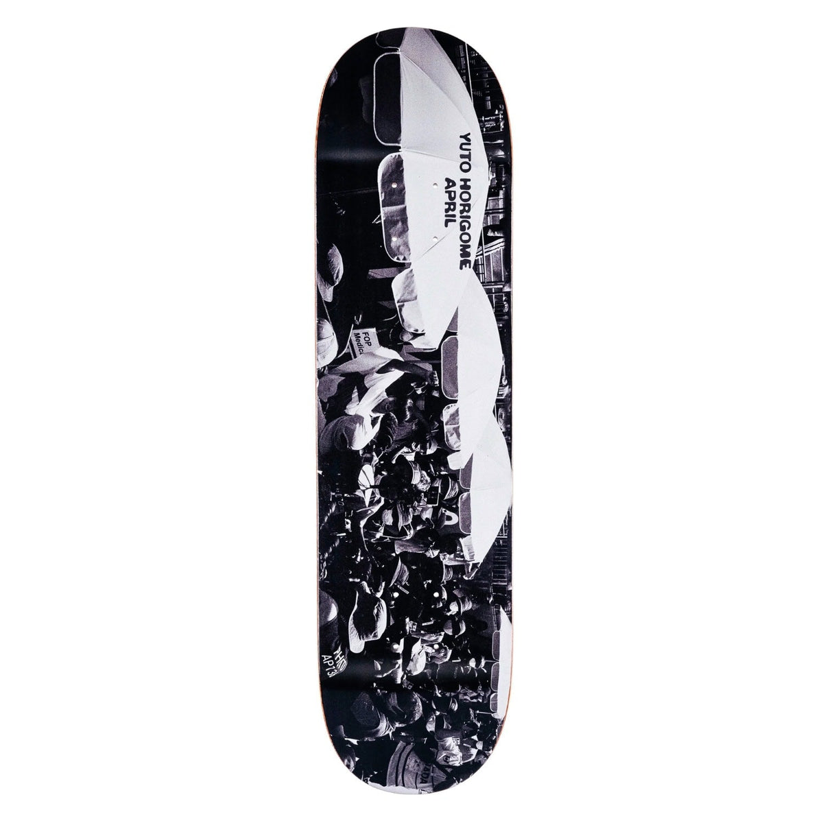 April 8.25&quot; Yuto Horigome 2021 Deck - Black - Skateboard Deck by April 8.25 inch