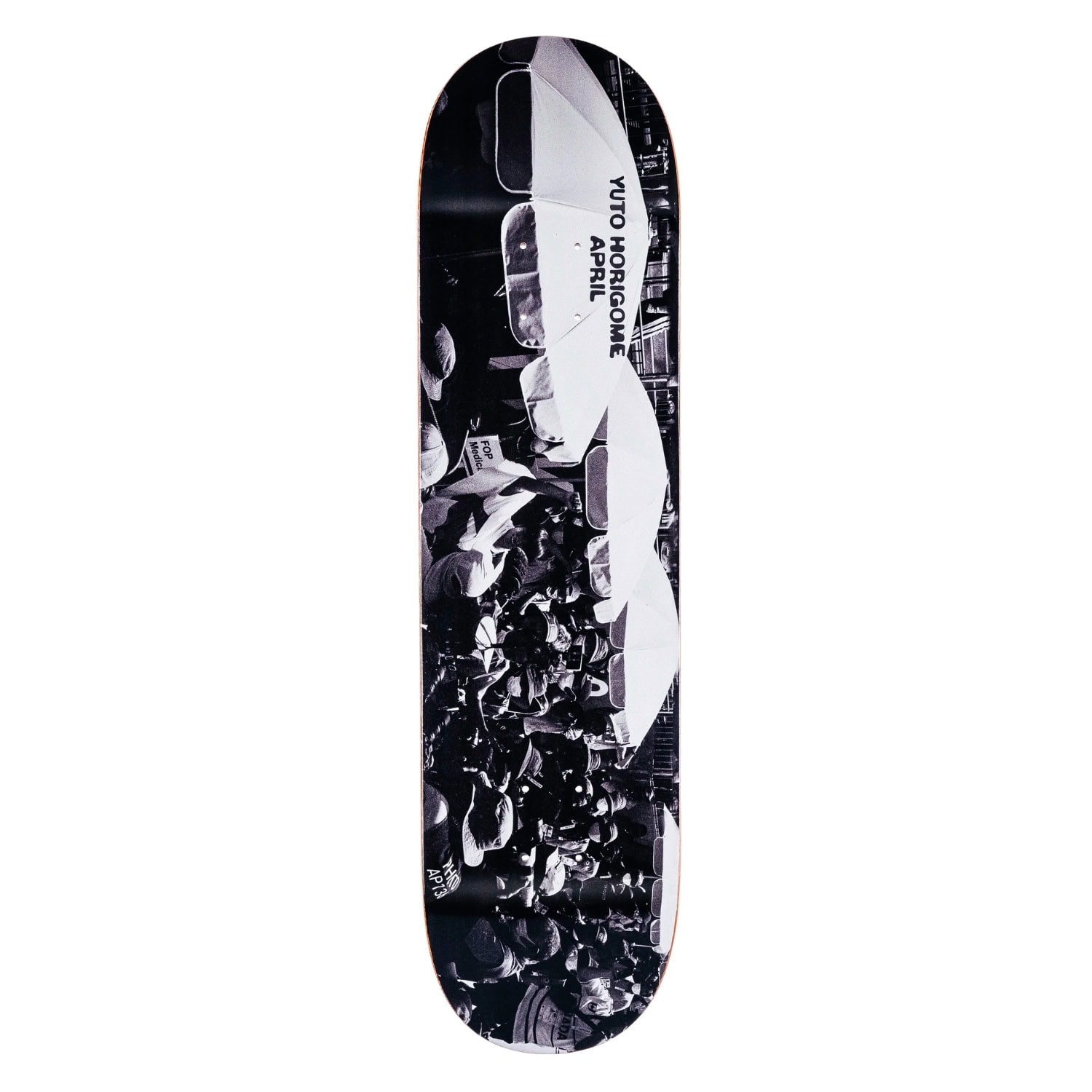 April 8.25" Yuto Horigome 2021 Deck - Black - Skateboard Deck by April 8.25 inch