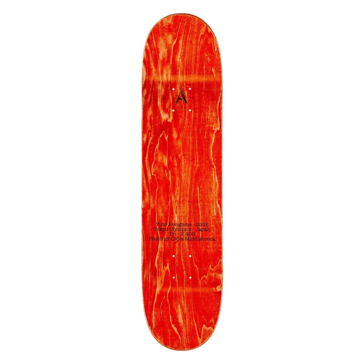 April 8.25&quot; Yuto Horigome 2021 Deck - Black - Skateboard Deck by April 8.25 inch